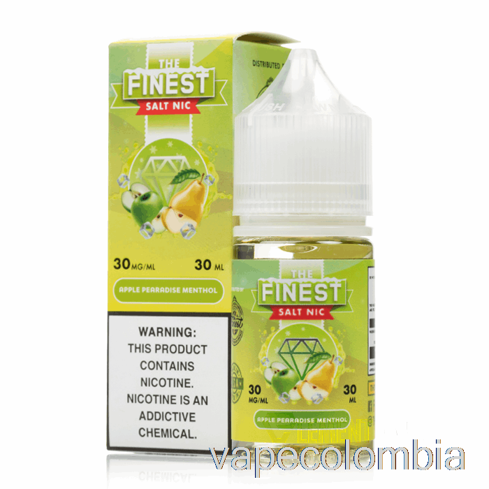 Vape Kit Completo Apple Pearadise Mentol - La Mejor Edición De Frutas Salt Nic - 30ml 50mg